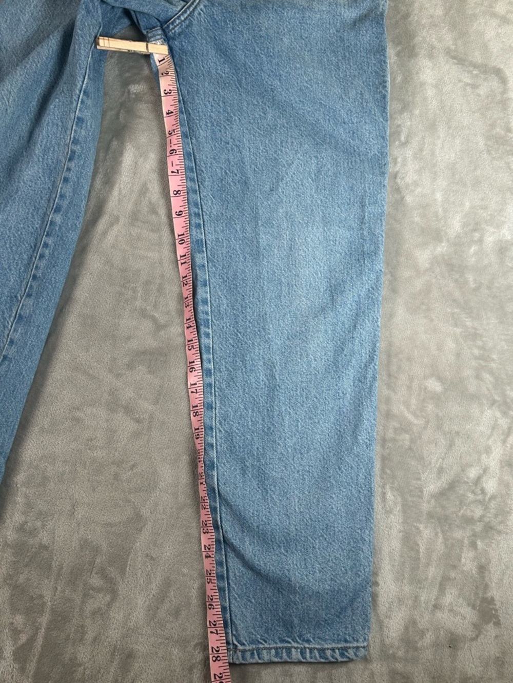 Gloria Vanderbilt High-Rise straight leg Blue Denim Jeans - Picture 11 of 14